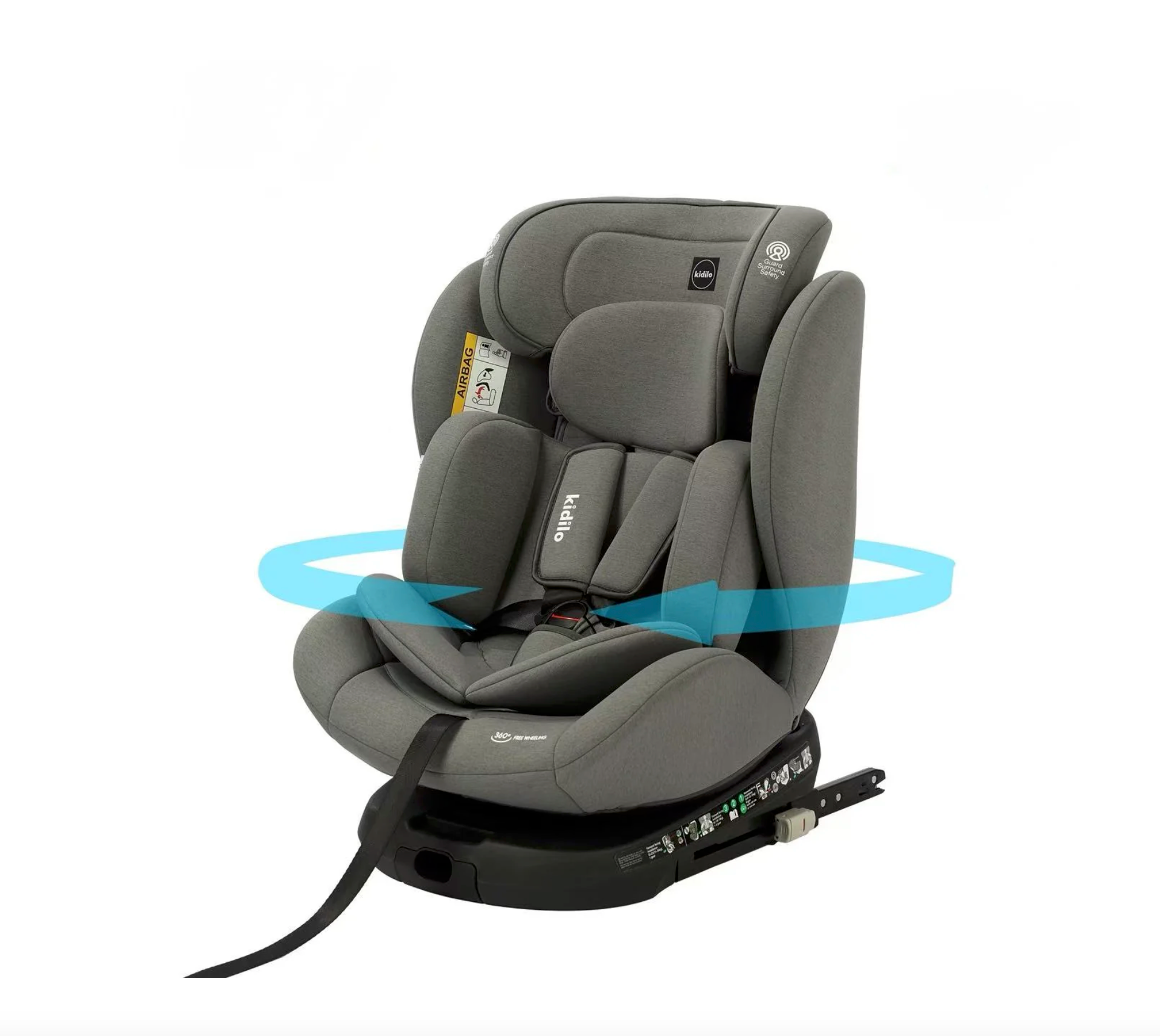 Ulëse veture Kidilo ISOFIX 360° – Siguri dhe rehati nga lindja deri në 36 kg