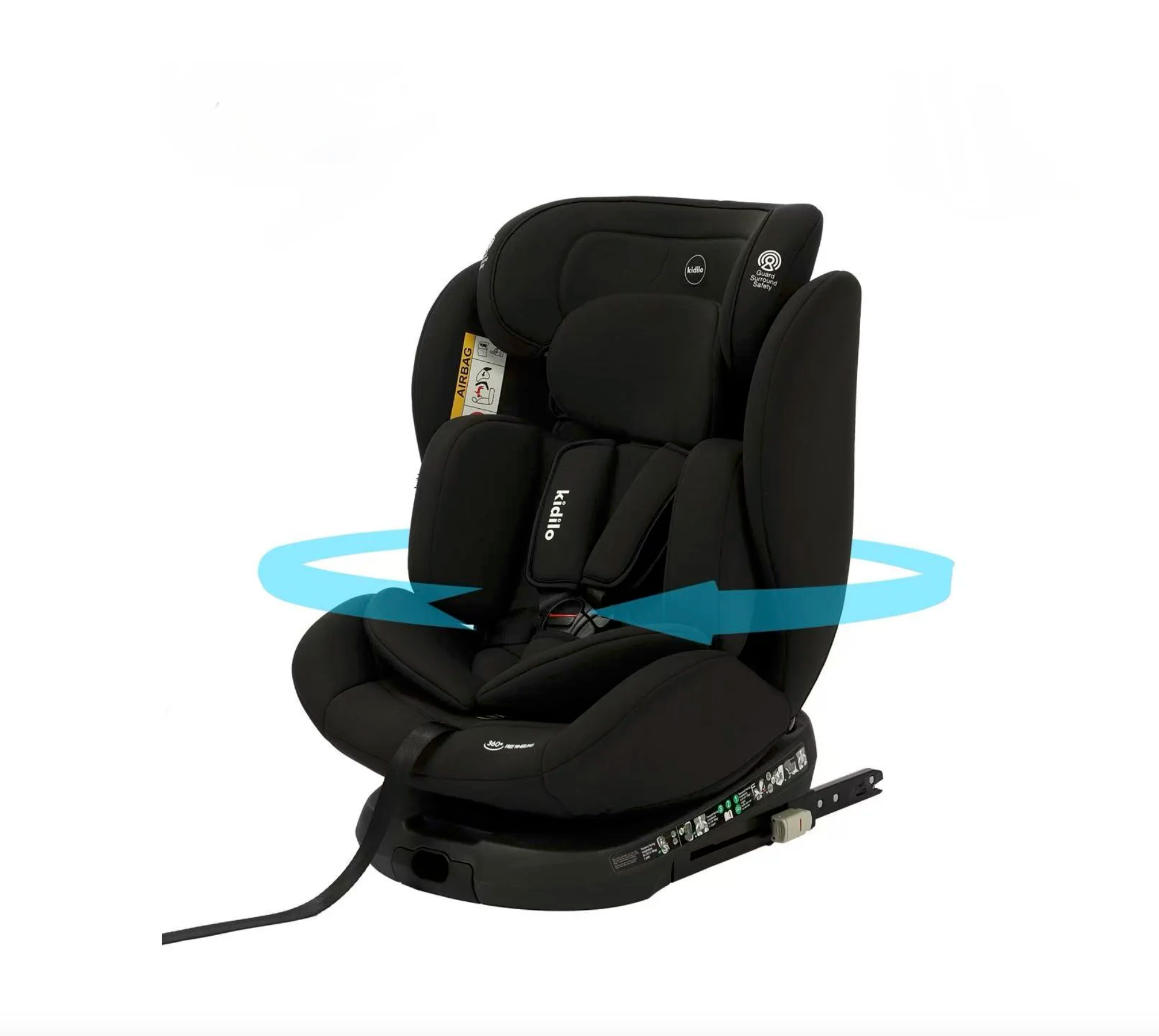 Ulëse veture Kidilo ISOFIX 360° – Siguri dhe rehati nga lindja deri në 36 kg