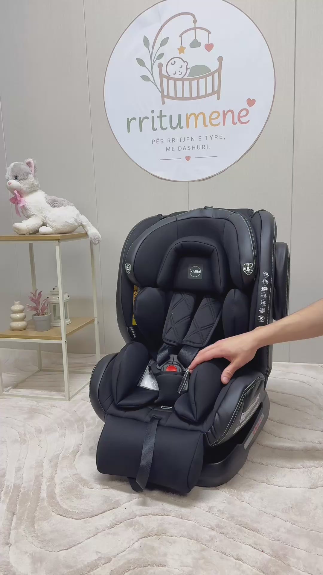 Ulëse Veture Kidilo me Isofix – 0 deri 36 kg